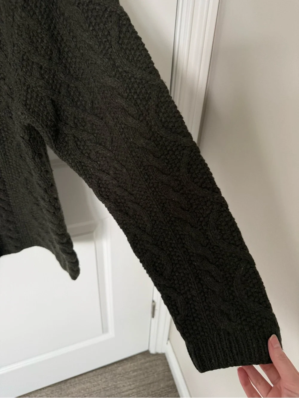 J. Crew Vintage Fisherman Wool Sweater Size Medium